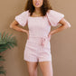 HYFVE Never Grow Up Puff Sleeve Romper -