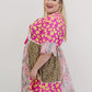 ODDI So Happy Together Full Size Run Patchwork Print Dress -