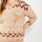 Heimish Santa's Sleigh Full Size Christmas Reindeer Sweater -