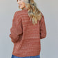 Sew In Love Full Size Mixed Knit Dropped Shoulder Sweater -
