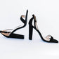 KAYLEEN Standing Tall Square Toe Block Heel Sandals -