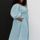 Davi & Dani Color My Soul Dress in Light Sage -