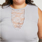 Vocal For Love of Lace Chain Detail Sleeveless Tee -