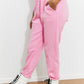 White Birch Winding Down High-Waisted Joggers -