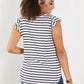 Sew In Love Illuminate the Way Striped Tee in Navy -