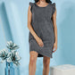Sew In Love Cascade Springs Acid Wash Dress in Black -