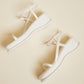 Weeboo Time is Now Strappy Platform Sandals -