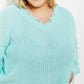 Sew In Love Uptown Girl Distressed Sweater -