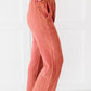 Cotton Bleu Vagabond Paperbag Wide Leg Pants -