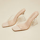 Cape Robbin Clear View Slide-On Heels -