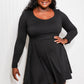 White Birch Missing Link Long Sleeve Dress -
