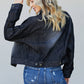 Sew In Love Full Size Collared Denim Jacket -