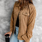 Corduroy Long Sleeve Jacket -