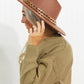 Fame Finishing Touches Gold Chain Fedora -