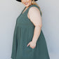 Cotton Bleu Farmers' Market Button-Up Sleeveless Dress -