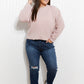 Heimish Losing Track Hem Detail Rib-Knit Sweater -