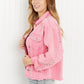 Andree by Unit Dripping in Pearls Full Size Embellished Denim Jacket -