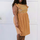 Davi & Dani Spring Break Embroidered Mini Dress -