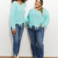 RISEN Anastasia Raw Hem Boyfriend Jeans -
