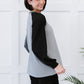 Doe & Rae Small Town Waffle Knit Baseball Tee -