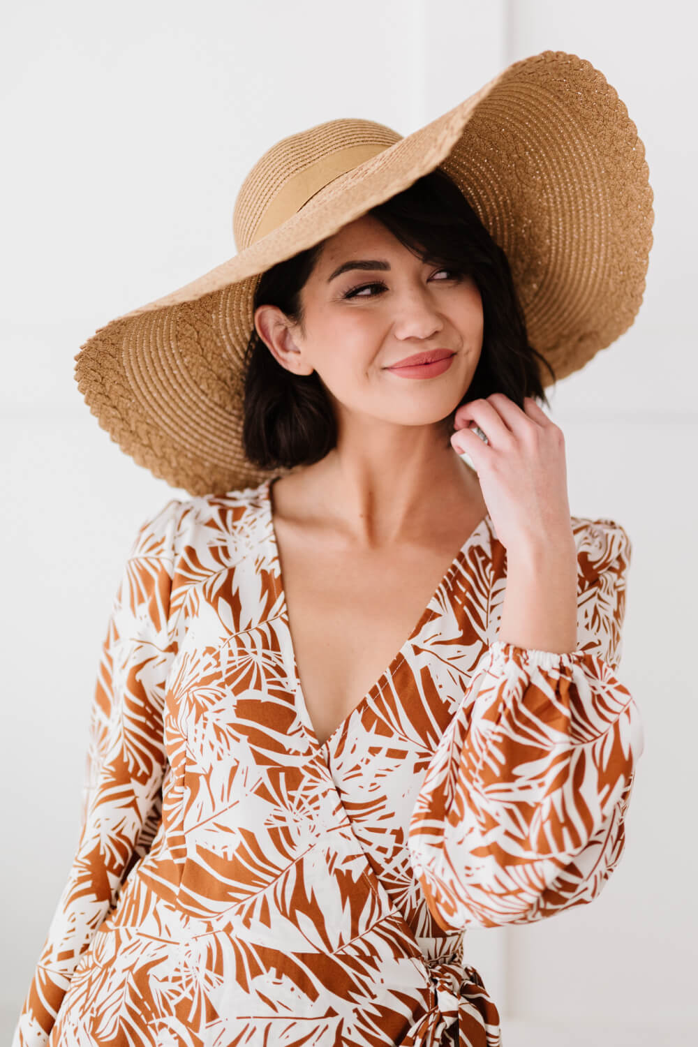 Justin Taylor Ocean Avenue Floppy Straw Hat -