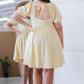 Davi & Dani All About Eyelet Dress in Baby Yellow -