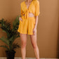 Dress Day Marigold Sunshine Tie-Front Romper -