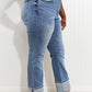 Judy Blue Lennon Full Size Wide Cuff Straight Leg Jeans -