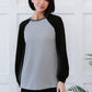 Doe & Rae Small Town Waffle Knit Baseball Tee -