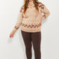 Heimish Santa's Sleigh Full Size Christmas Reindeer Sweater -
