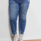 RISEN Anastasia Raw Hem Boyfriend Jeans -