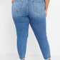 Judy Blue Cora Howdy Embroidery Boyfriend Jeans -