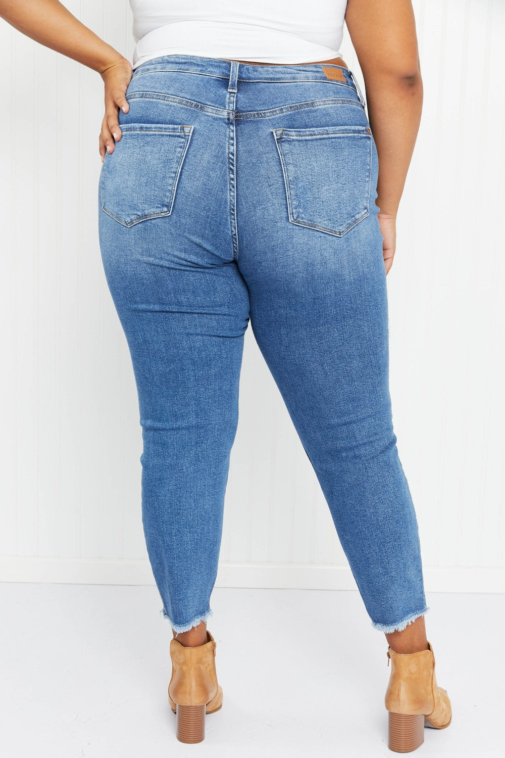 Judy Blue Cora Howdy Embroidery Boyfriend Jeans -