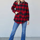 Sew In Love Full Size Plaid Button-Up Shirt -