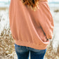 Dropped Shoulder Sweatshirt with Kangaroo Pocket -