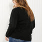 Andree by Unit Christmas Rudolph Full Size Sequin Sweater -