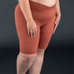 Rae Mode Get Set Crisscross Biker Shorts -