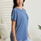 Sew In Love Stay and Chat Love Pocket Tee -