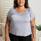 White Birch Fifth and Broadway Flutter Sleeve Top -