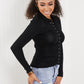HYFVE Out There Ruched Snap-Front Top -