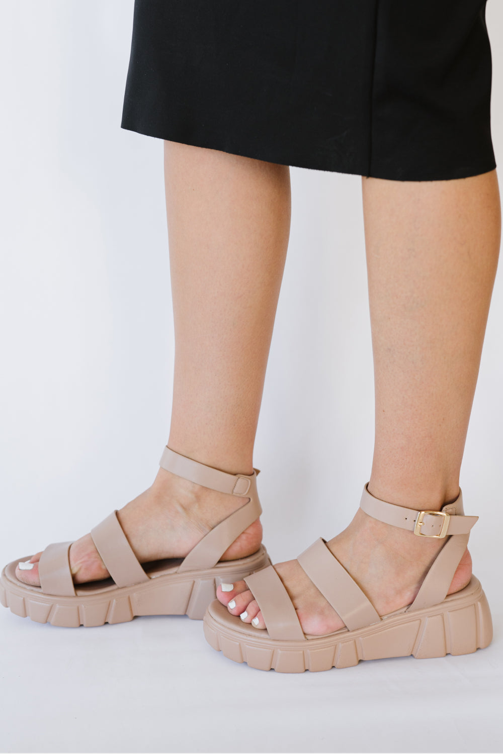 WeeBoo Best Foot Forward Platform Sandals -