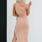 Mable Lavish Luxury Cutout Ruched Dress -