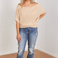 White Birch Expect the Best Off-Shoulder Top -