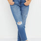 Judy Blue Cora Howdy Embroidery Boyfriend Jeans -