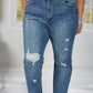 RISEN Undone Chic Straight Leg Jeans -