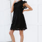 Sweet Lovely by Jen Full Size Fit for Royalty Lace Flutter Sleeve Dress -