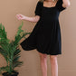 Davi & Dani All About Eyelet Full Size Run Dress in Black -