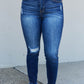 Kancan Carly High Rise Cropped Skinny Jeans -