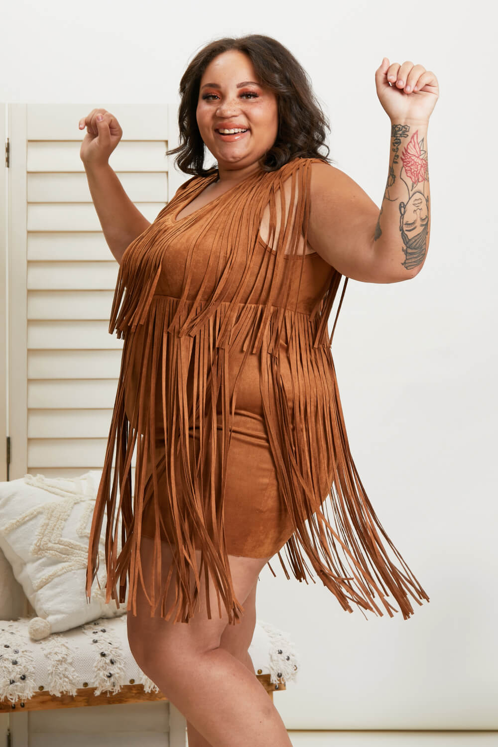 Vocal Shake It Up Fringe Dress -