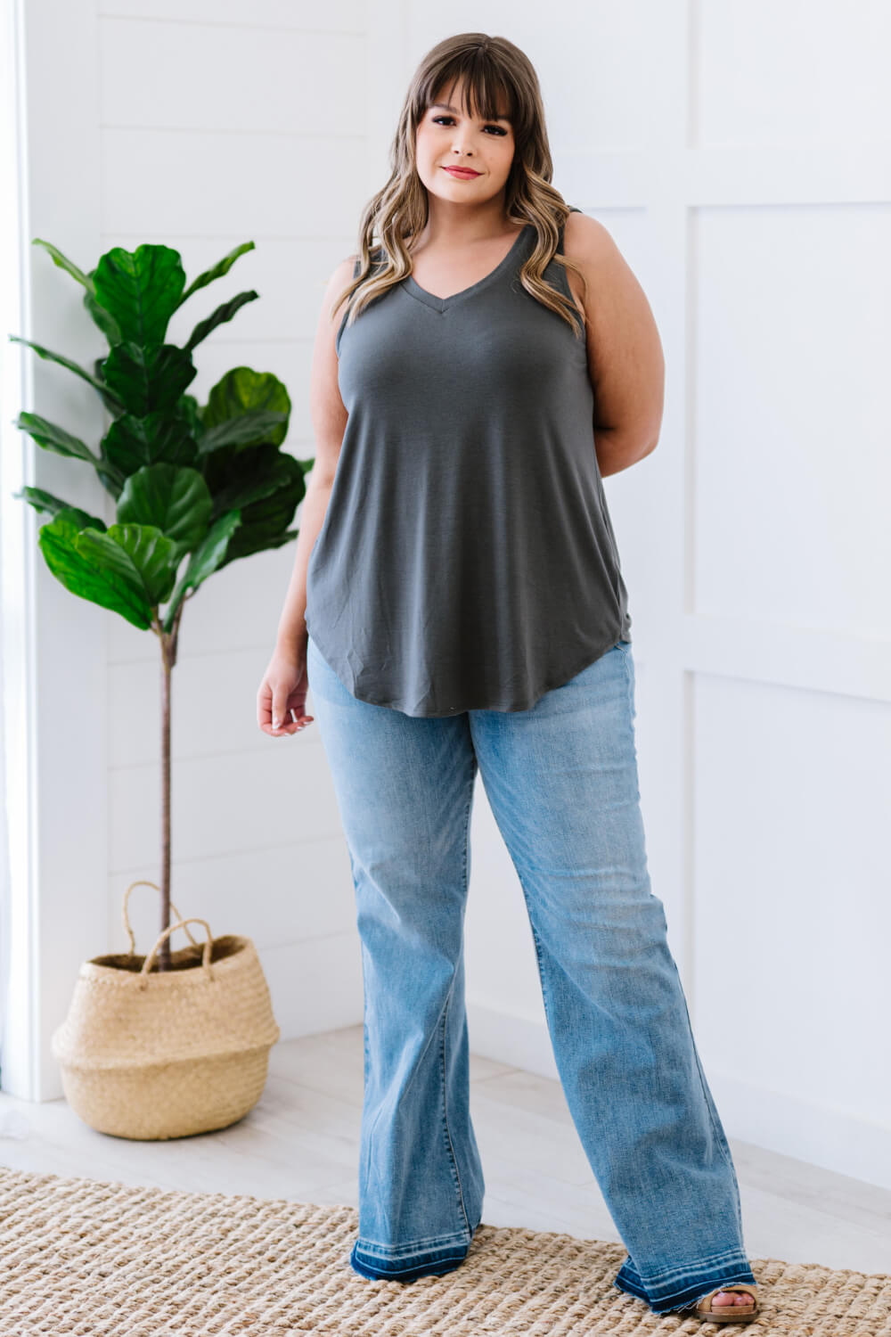 SneakPeek Fit and Flair Flare Jeans -